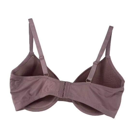 Just Be Bra Size 38D Underwire Purple Back Closure Lightly Padded Classic Opaque - Picture 2 of 9
